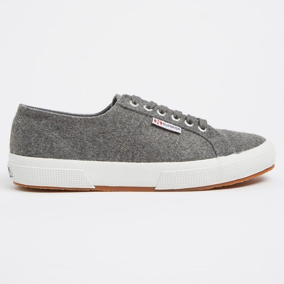 Superga Shoes - Superga 2750 Dark Gray Wool Sneakers Size 39/8